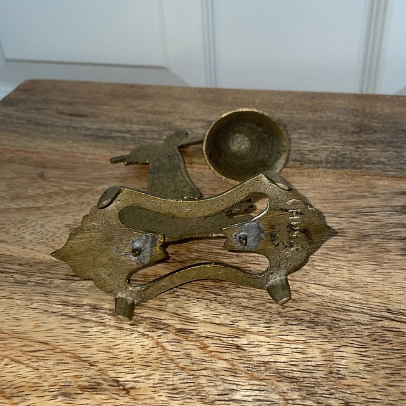 🧡VTG Brass Oriental dinner gong, Small table top - Picture 5 of 6